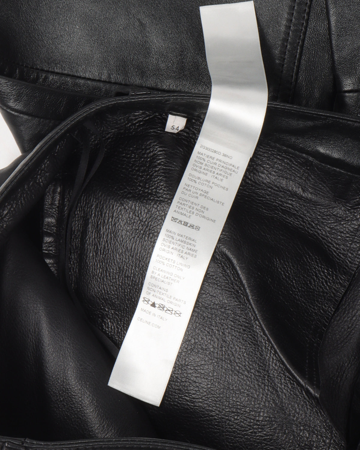 Lambskin Leather Pants