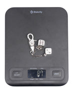 Silver Dice Keychain Clip