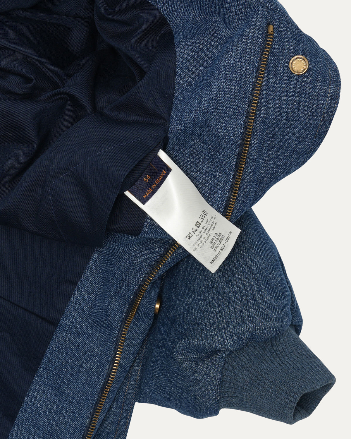 Monogram Padded Denim Jacket