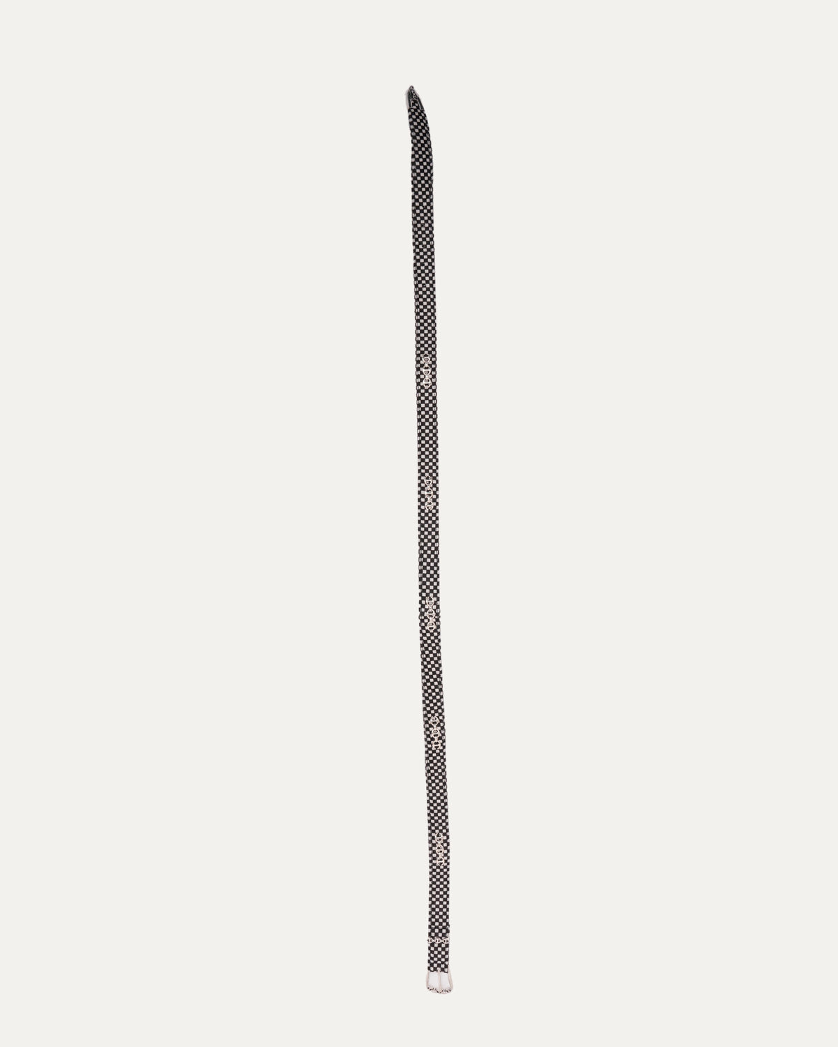 Checkerboard Pony Hair Pendant Western Belt