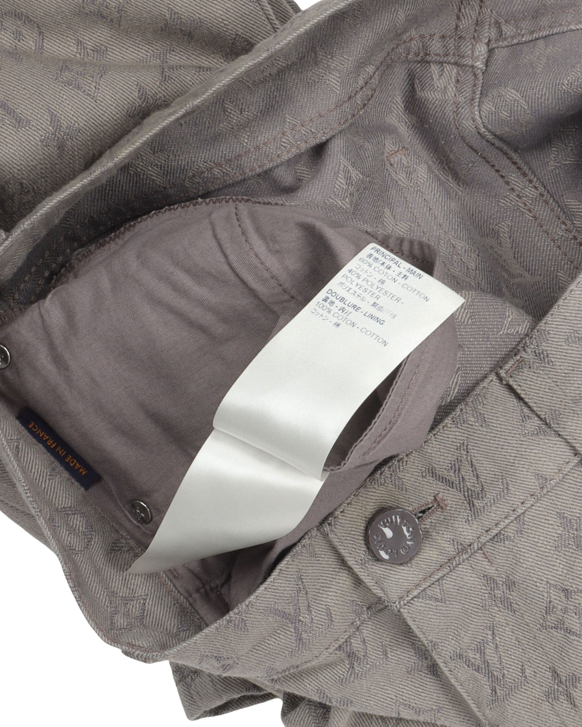 Monogram Slim Fit Jeans