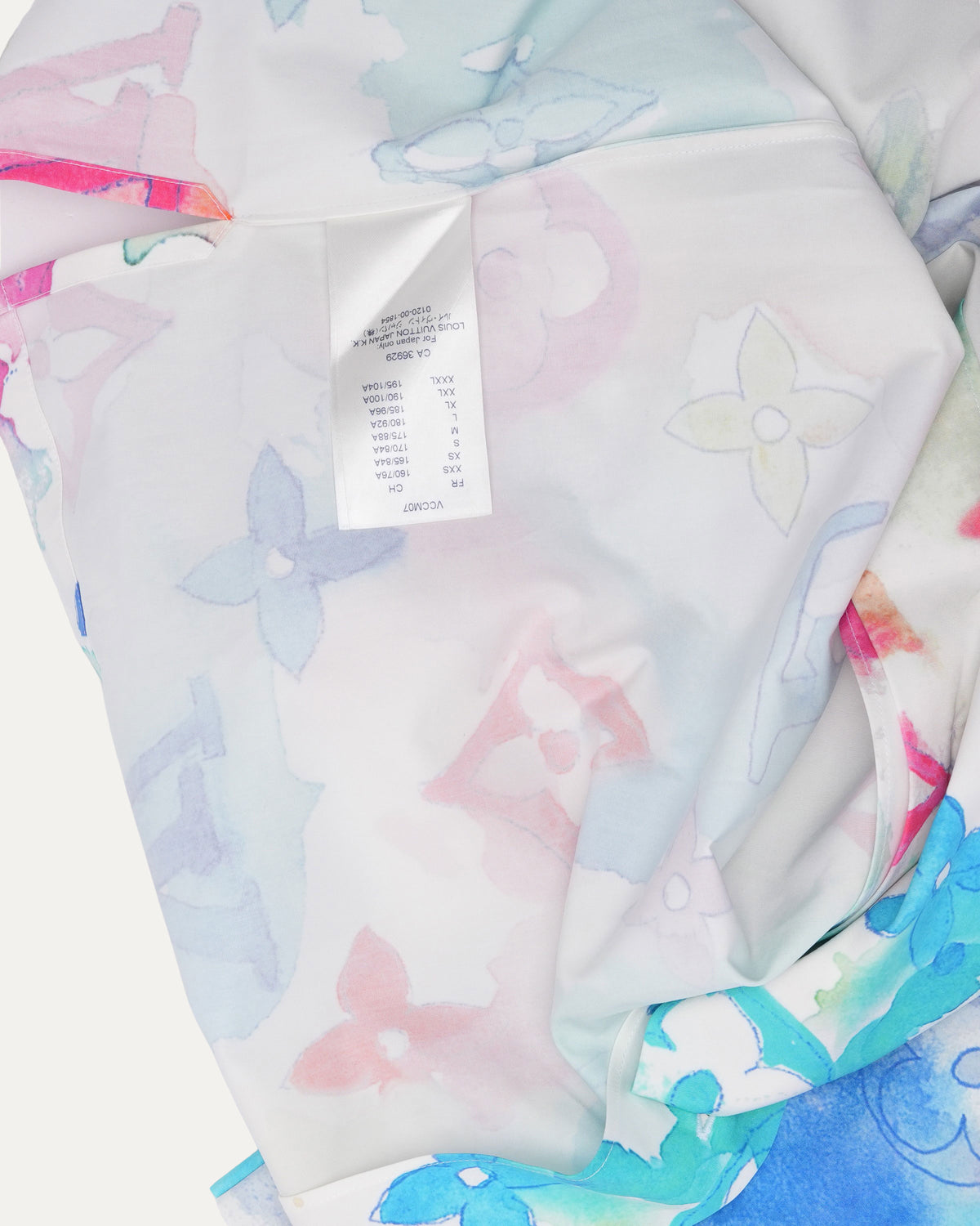 Watercolor Monogram Short Sleeve Shirt