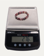 8mm Lepidolite Multi Charm Bead Bracelet