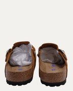 Dagger Embellished Birkenstock Boston Suede Mule