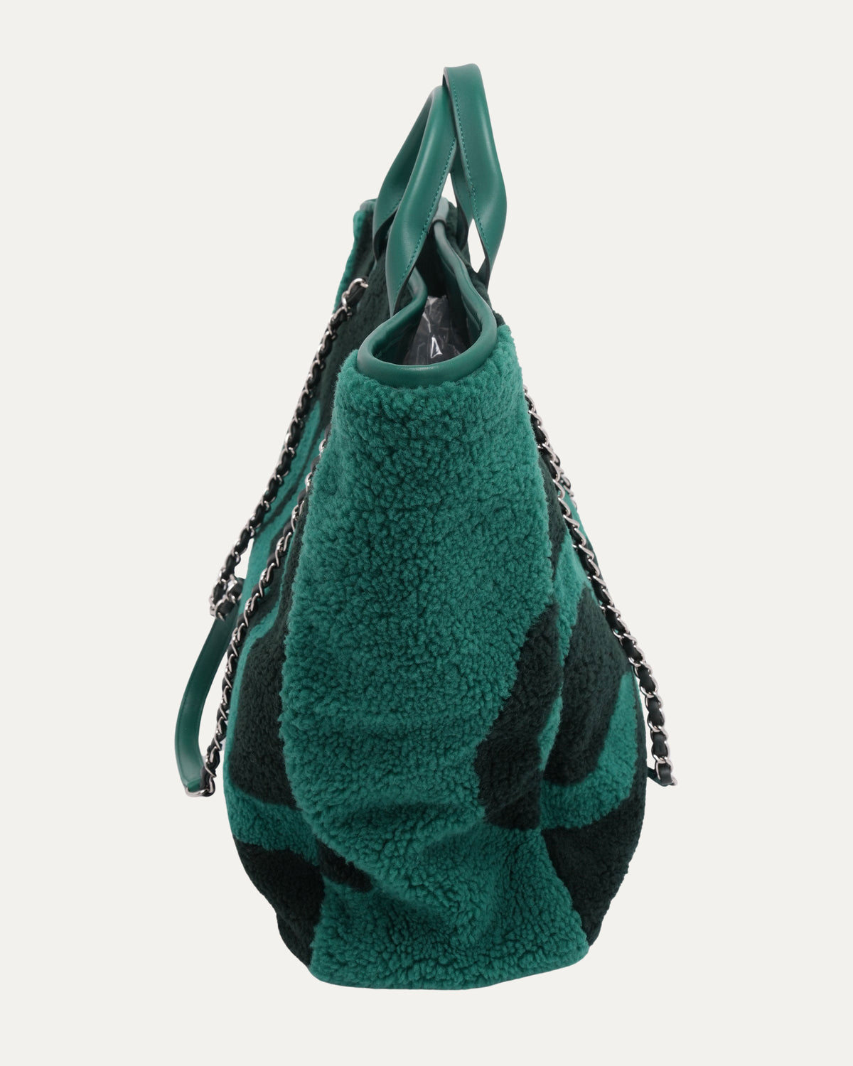 Large Shearling Deauville Shopping Tote