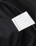 Leather Fleur Knee Carpenter Pants
