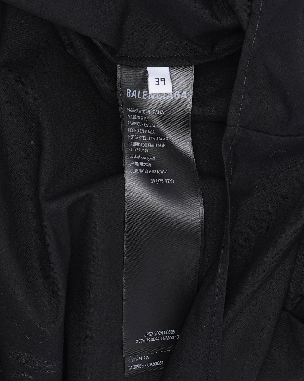 Metal Logo Stencil Oversized Shirt