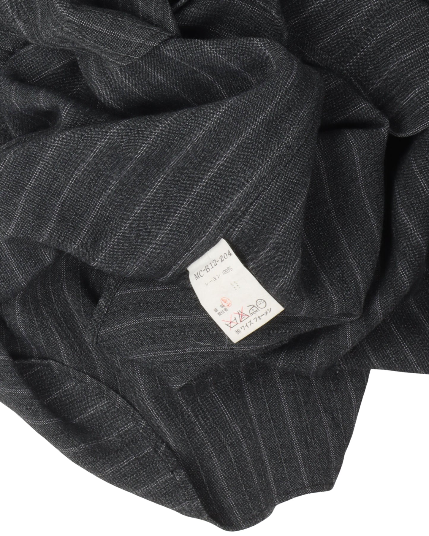 Y's For Men Double Pocket Striped Shirt