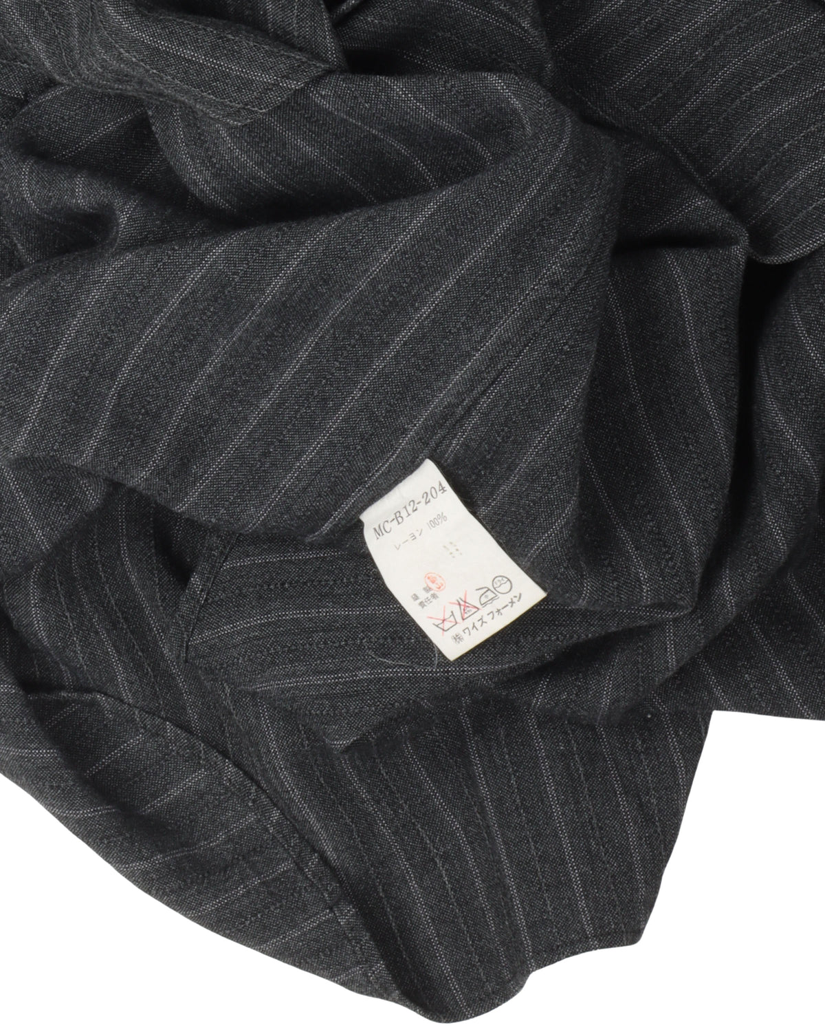 Y's For Men Double Pocket Striped Shirt