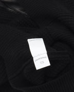 Cashmere Cross Patch "Hit & Run" Cardigan Sweater