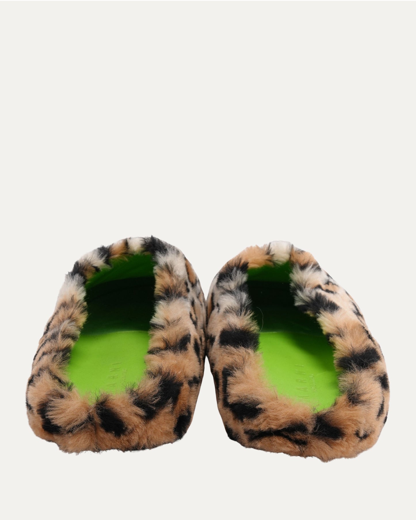 Faux Leopard Mules