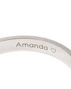 Engraved Diamond Love Bracelet