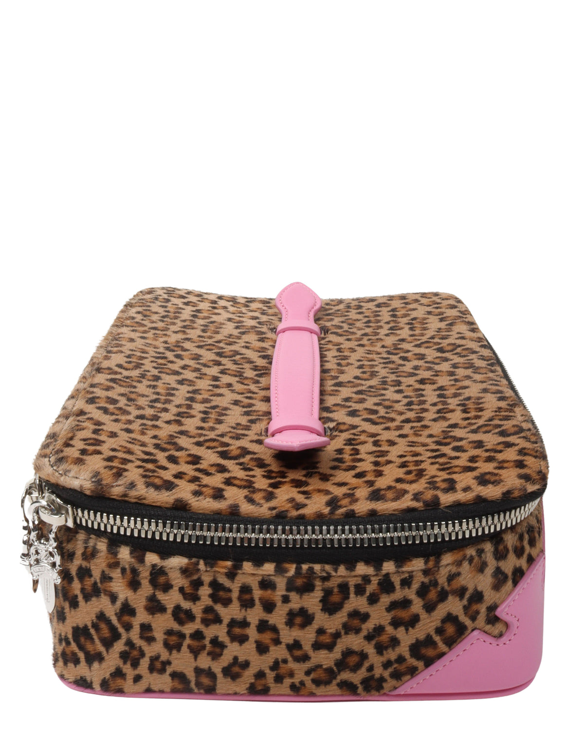 Leather & Pony Hair Jewelry Case