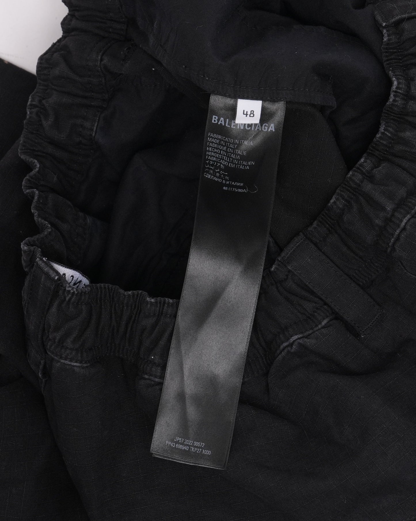 Distressed Baggy Cargo Carpenter Pants