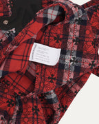 Children's Monogram Fleur Cross Patch Loose Ends Flannel Shirt