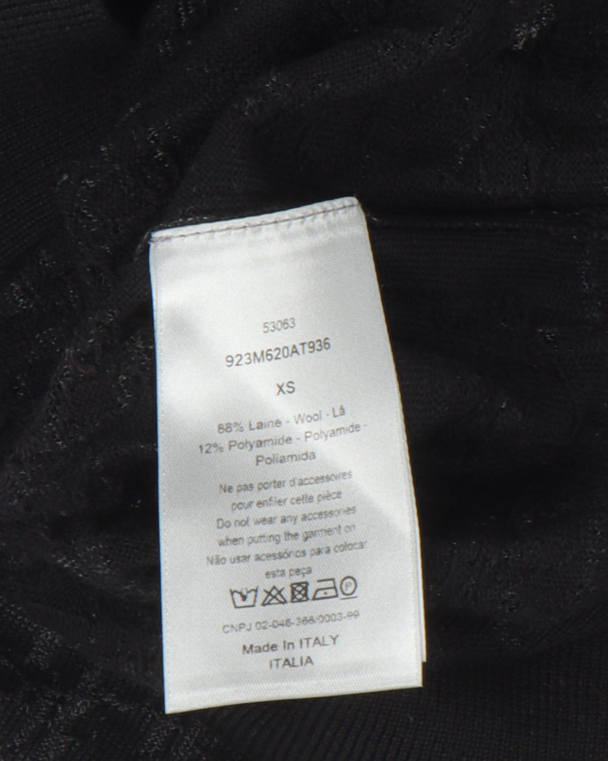 Transparent Oblique Monogram Sweater
