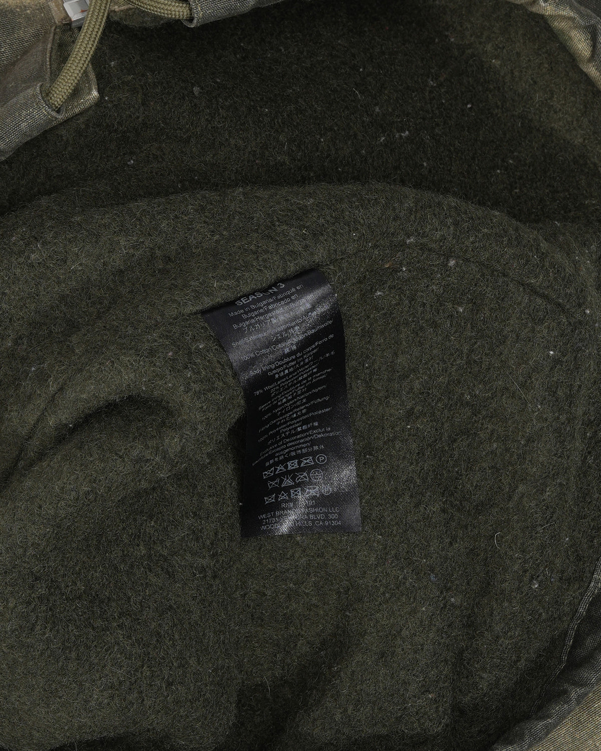 Season 3 Camouflage Printed Anorak