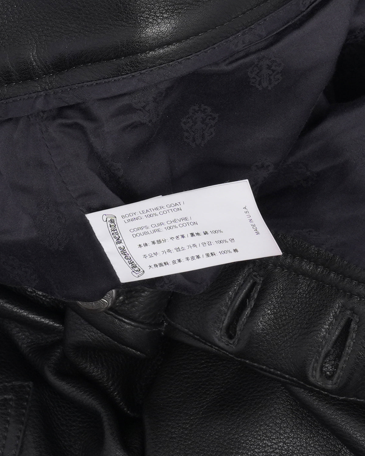 Fleur Knee Leather Carpenter Pants