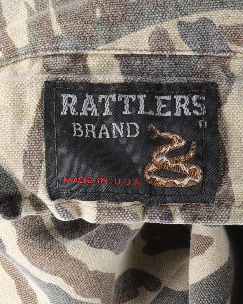 Vintage Rattlers Camouflage Cargo Pants