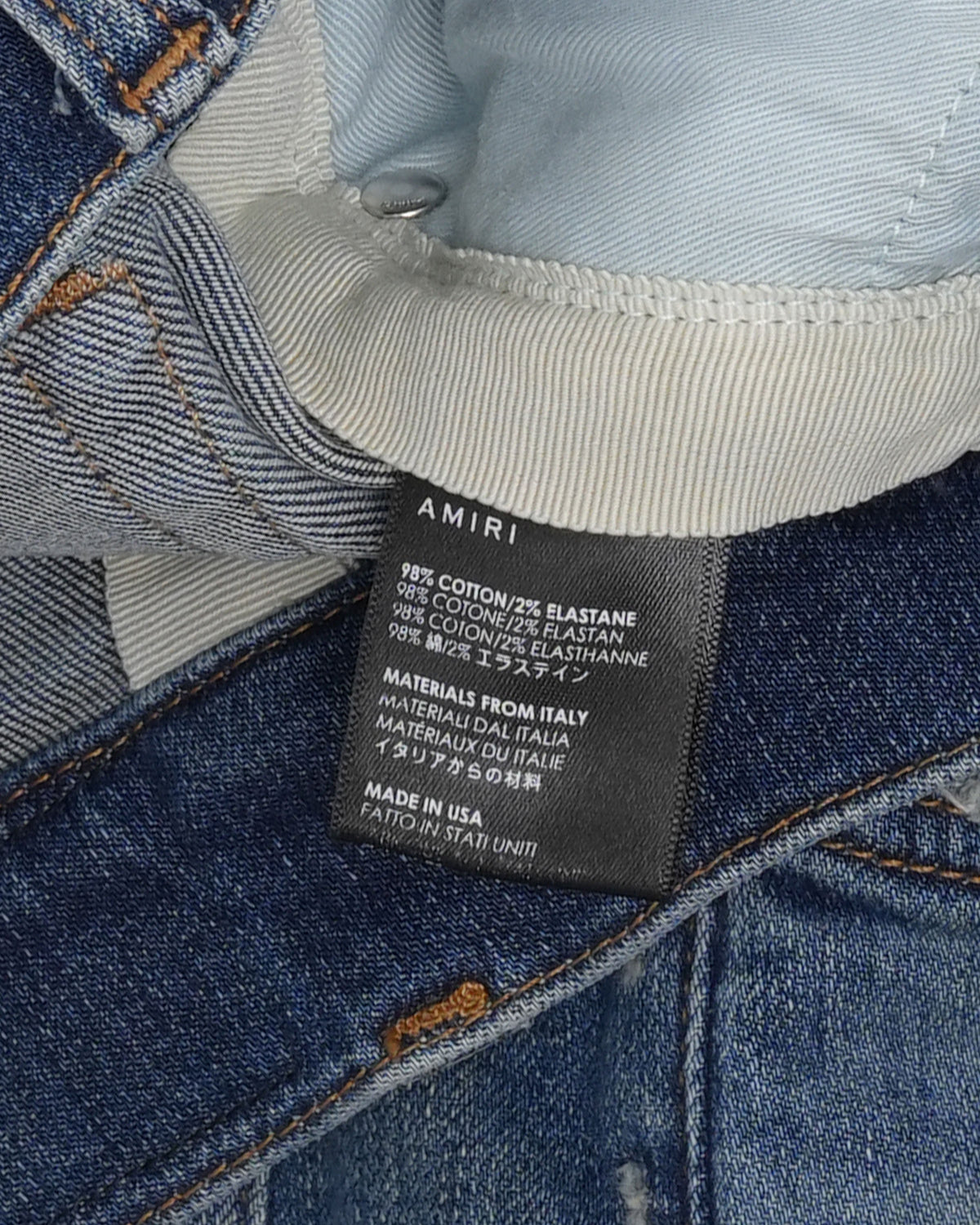 Repaired Distressed MX1 Jeans