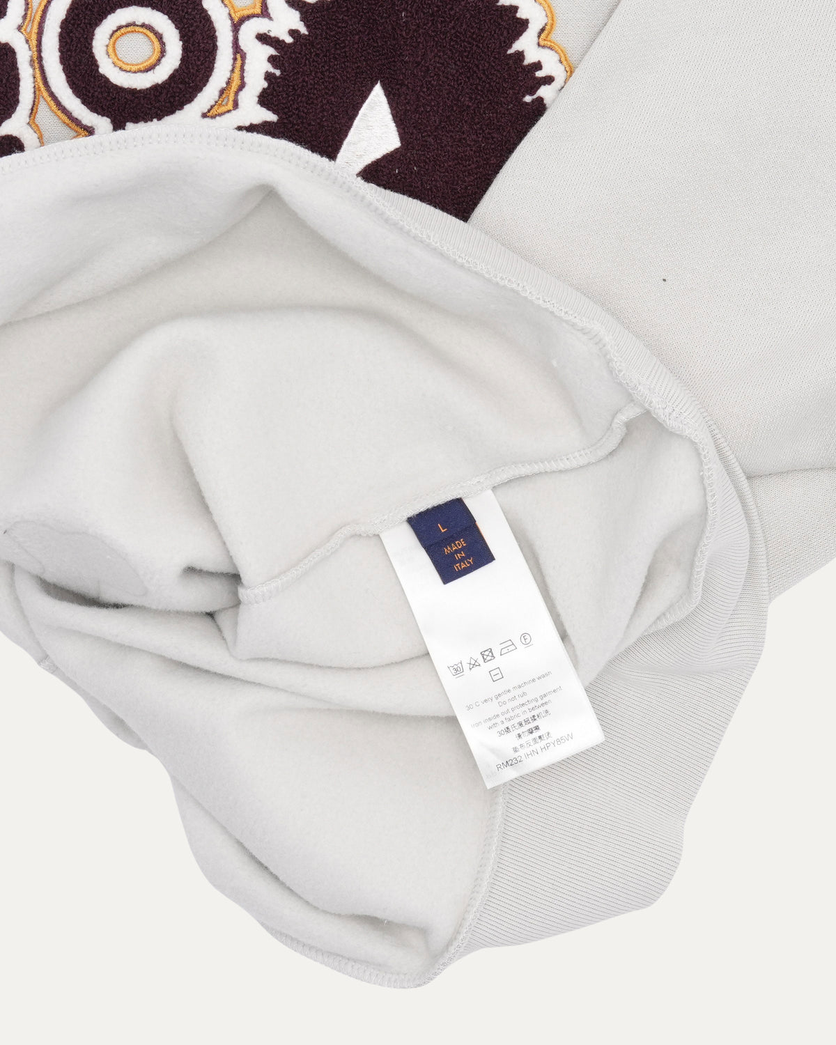 Eye Appliqué Crewneck Sweatshirt
