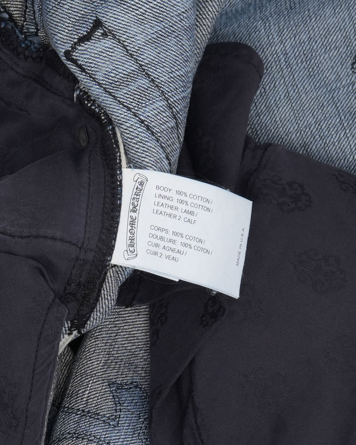Turbo Diesel Cross Patch Fleur Knee Jeans