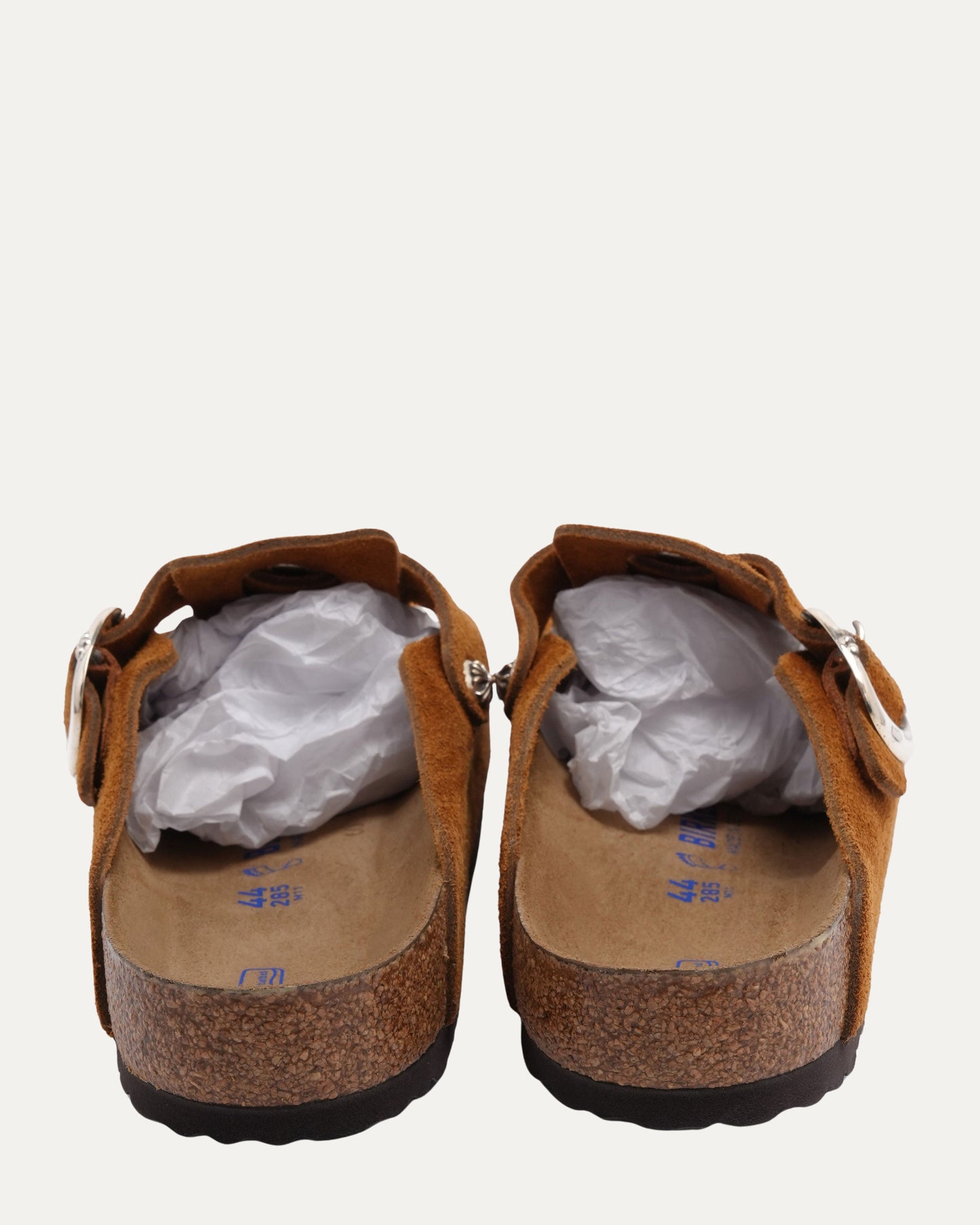 Dagger Embellished Birkenstock Boston Suede Mule