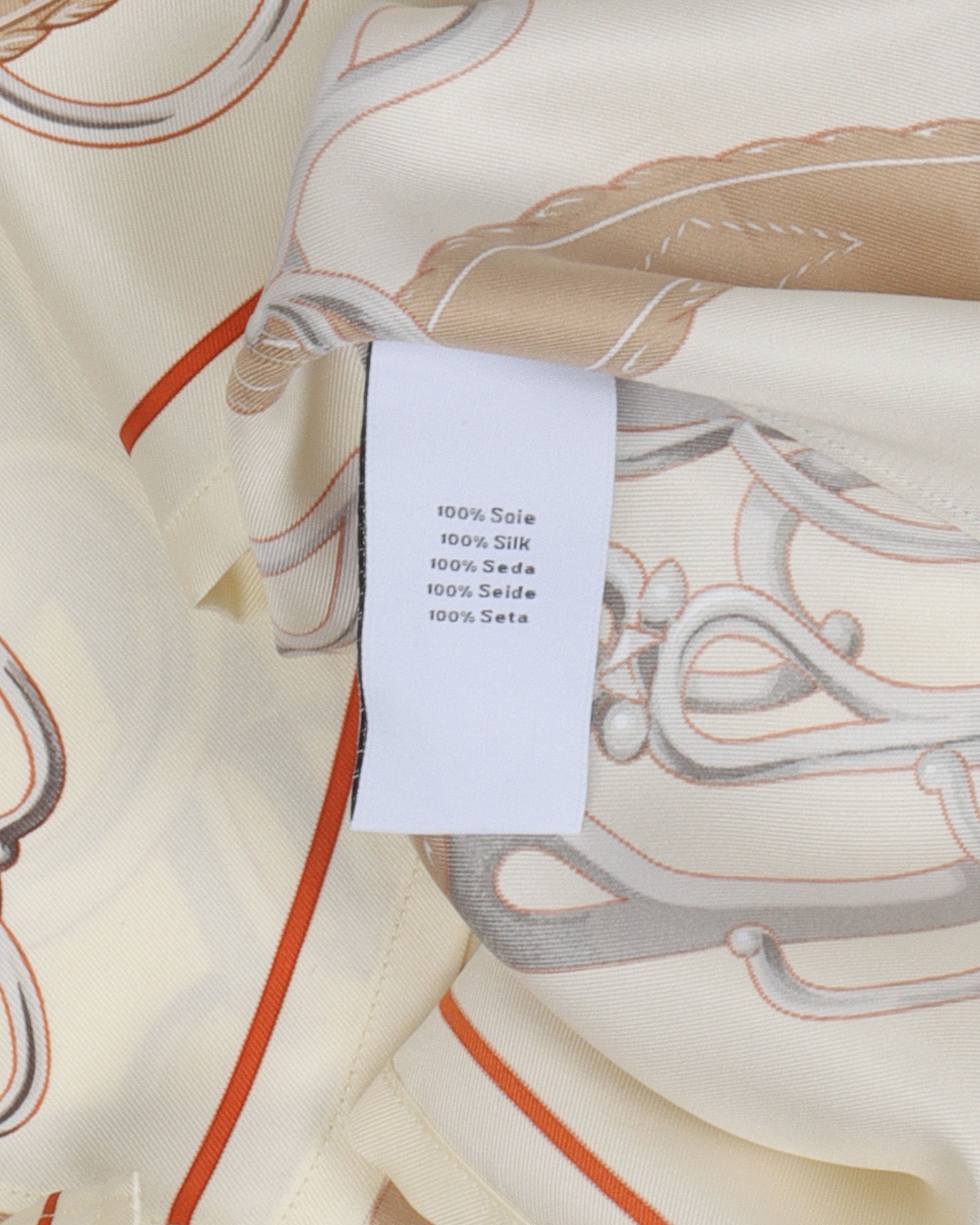 Uniqlo Silk Dress Shirt, Hermes Sous le Cedre scarf, Hermes Kelly