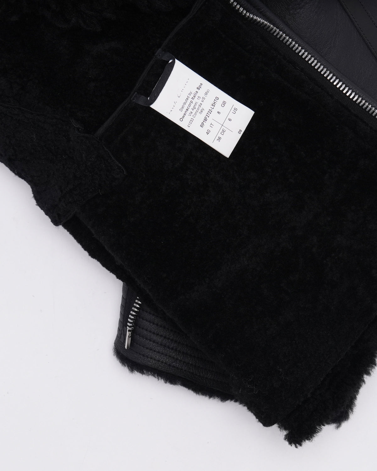 FW16 Mastodon Shearling Leather Vest
