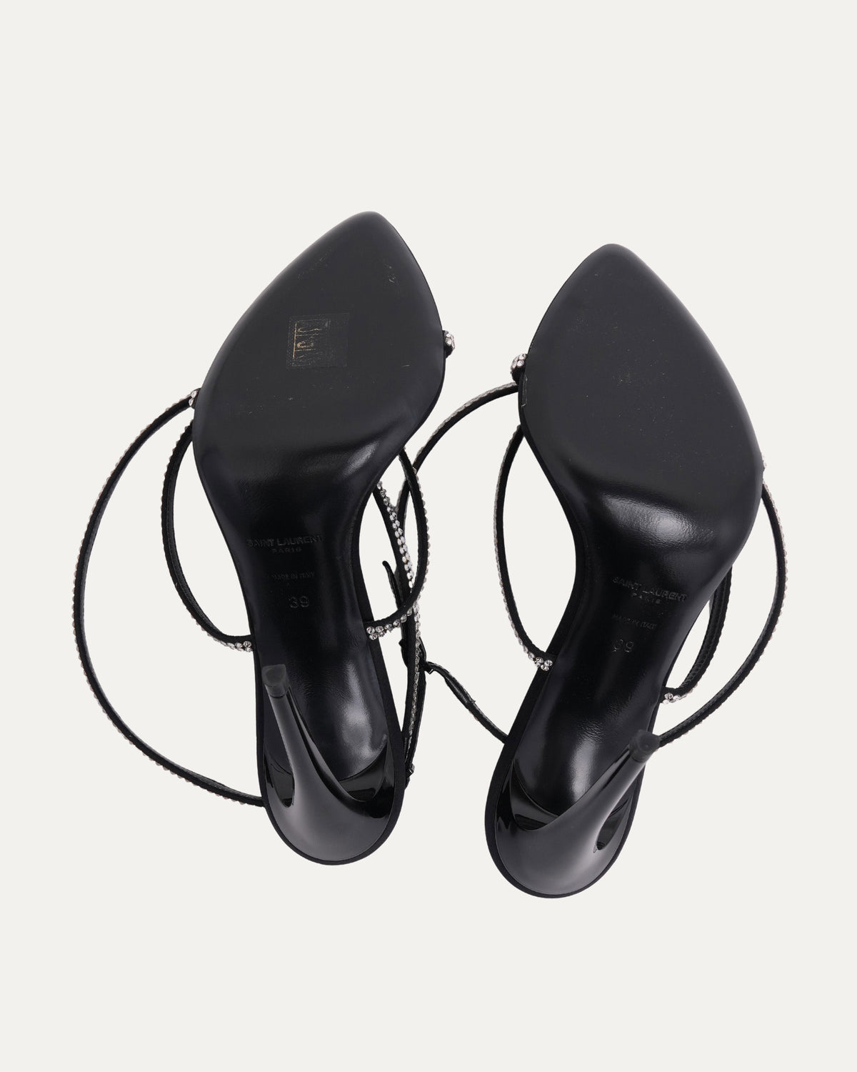 110mm Satine Crepe Sandals