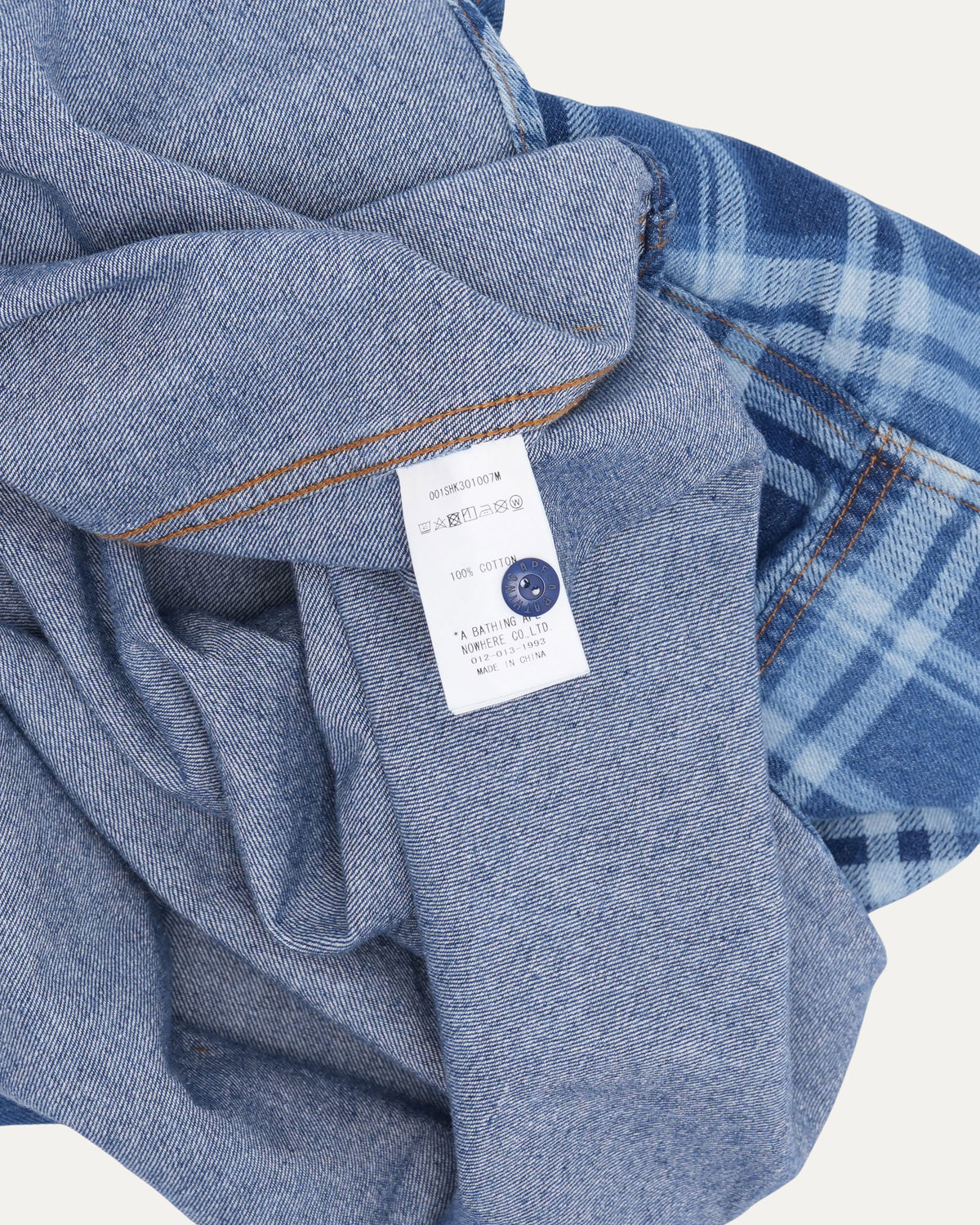 Plaid Denim Shirt
