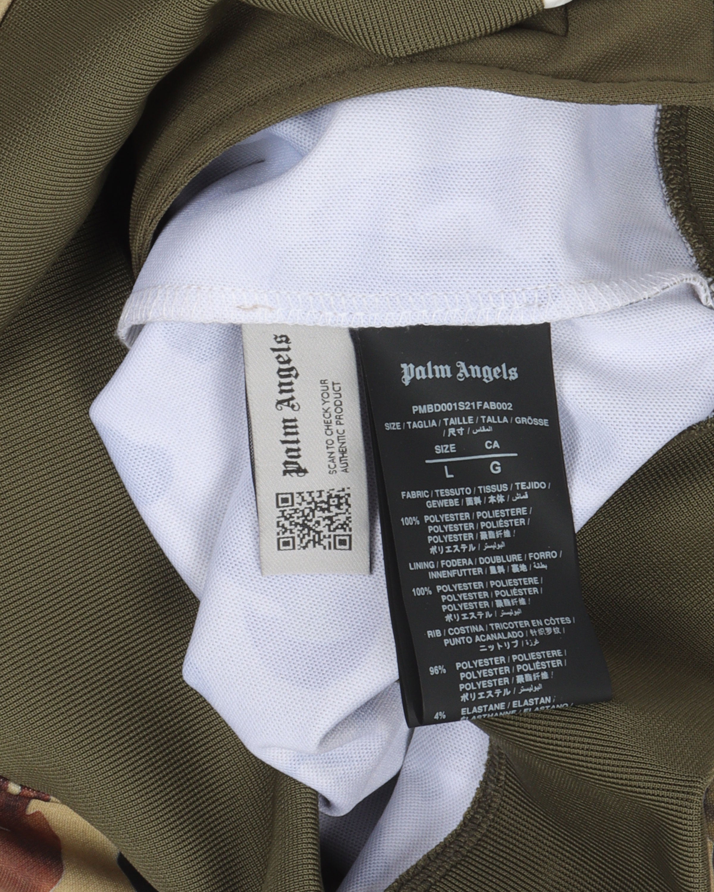 PALM ANGELS Night Camo Track Jacket - Clothing from Circle Fashion UK