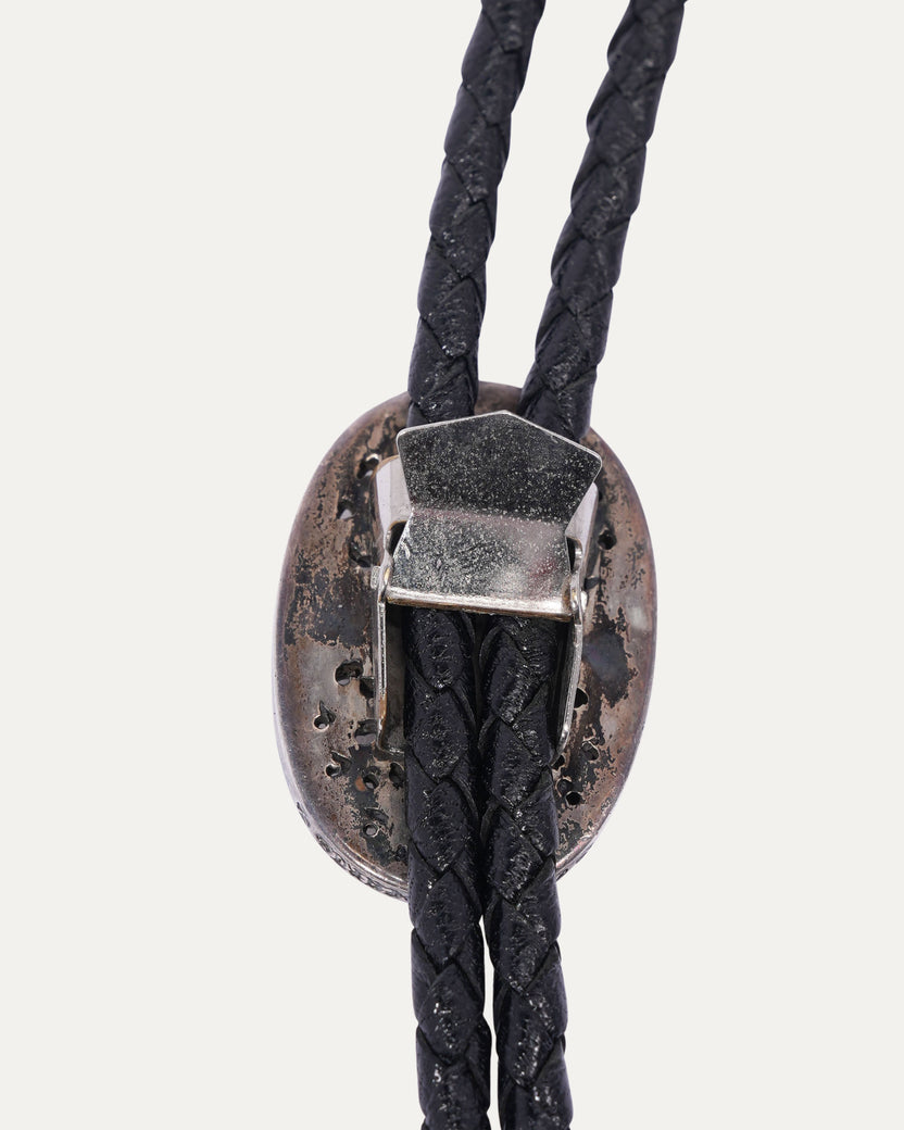 Oval Cross Bolo Tie