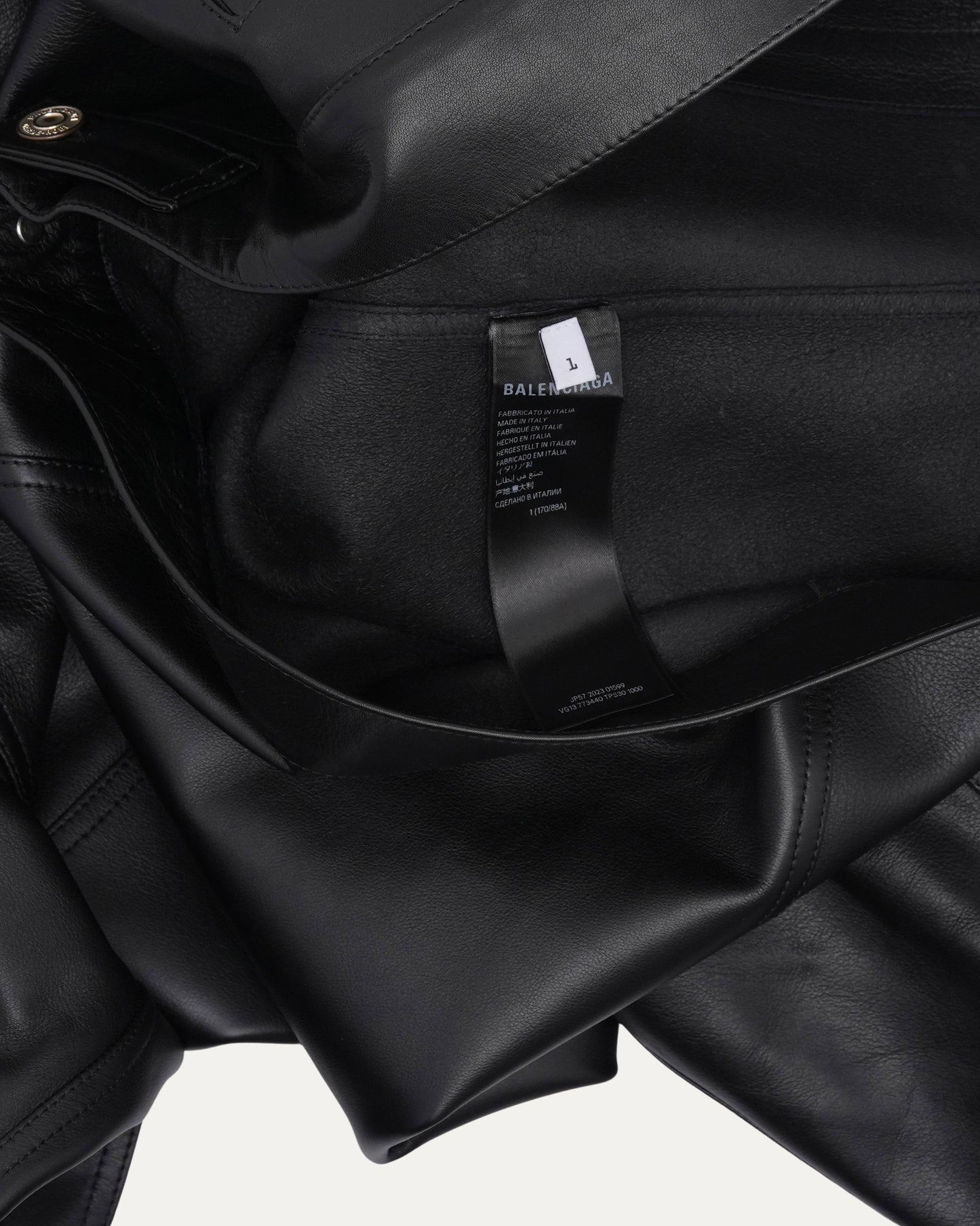 Garde Robe Leather Trucker Jacket