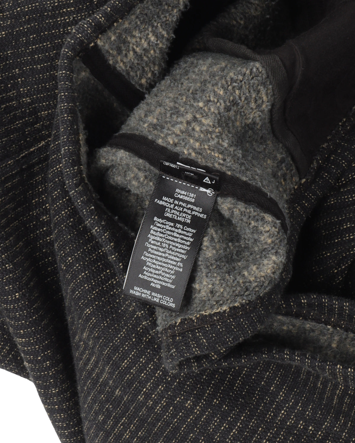 Striped Knit Chore Jacket