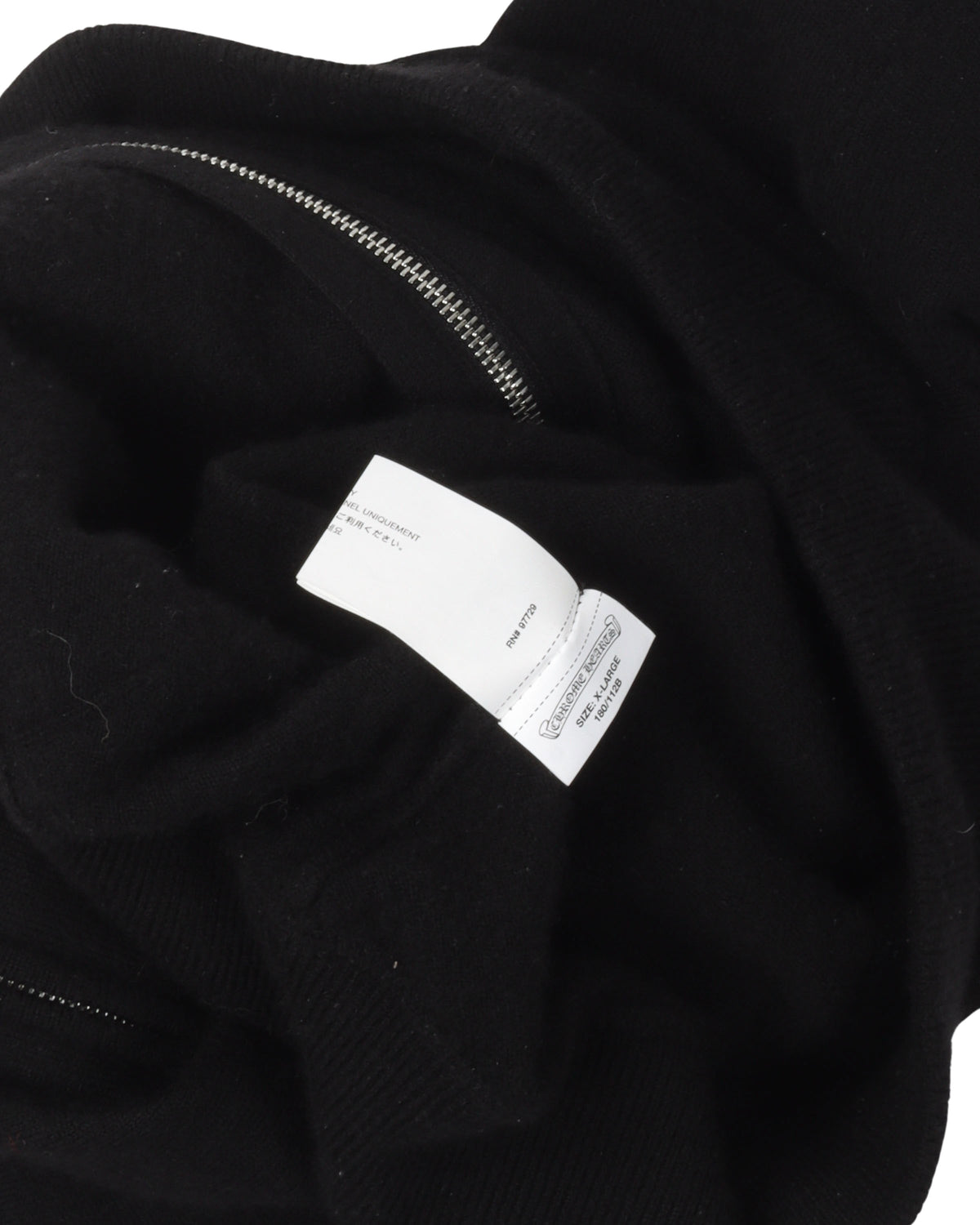 Cashmere Plus Cross Patch Zip Up Hoodie