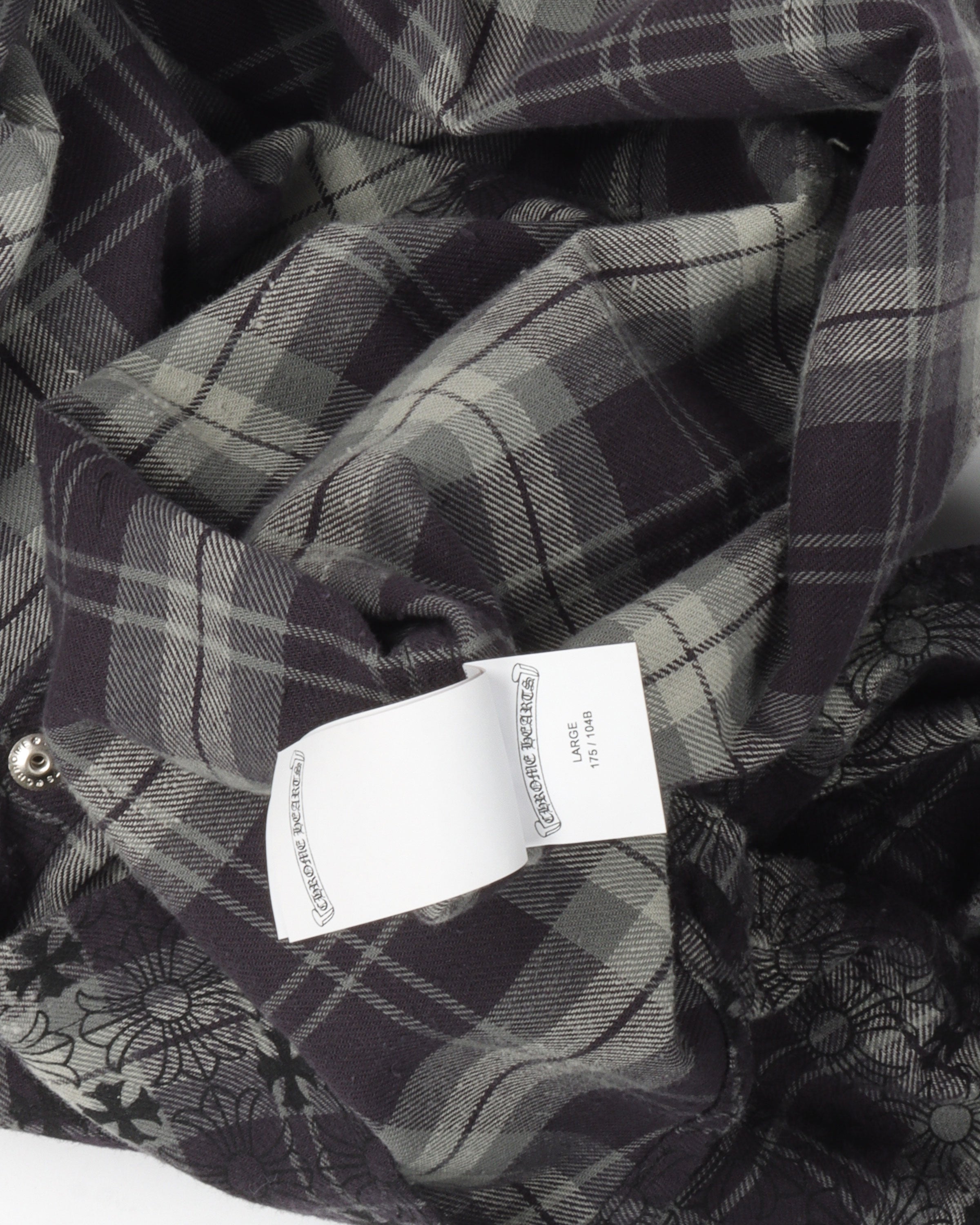 Monogram Cross Patch Flannel Shirt