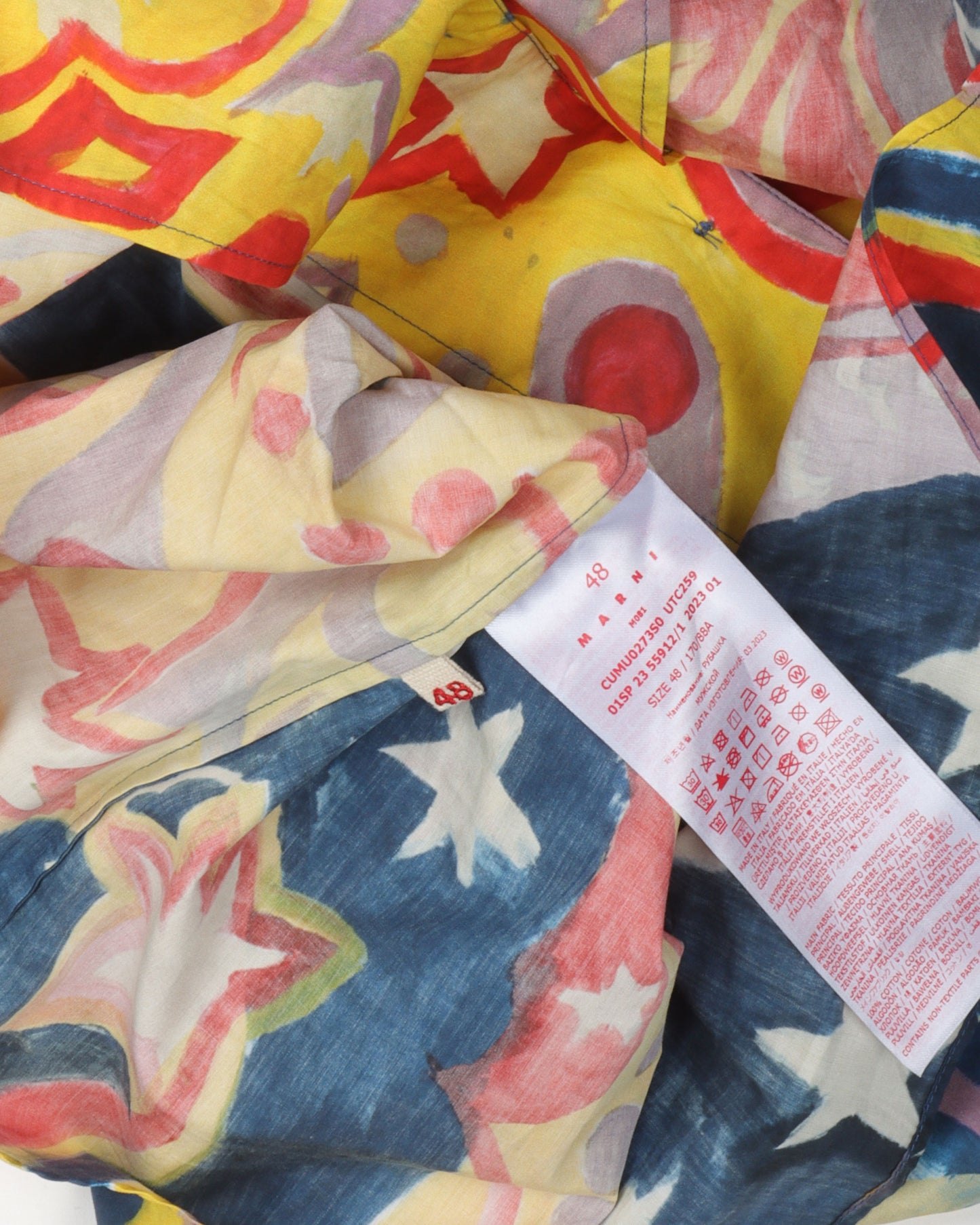 No Vacancy Inn Printed Camp Collar Shirt