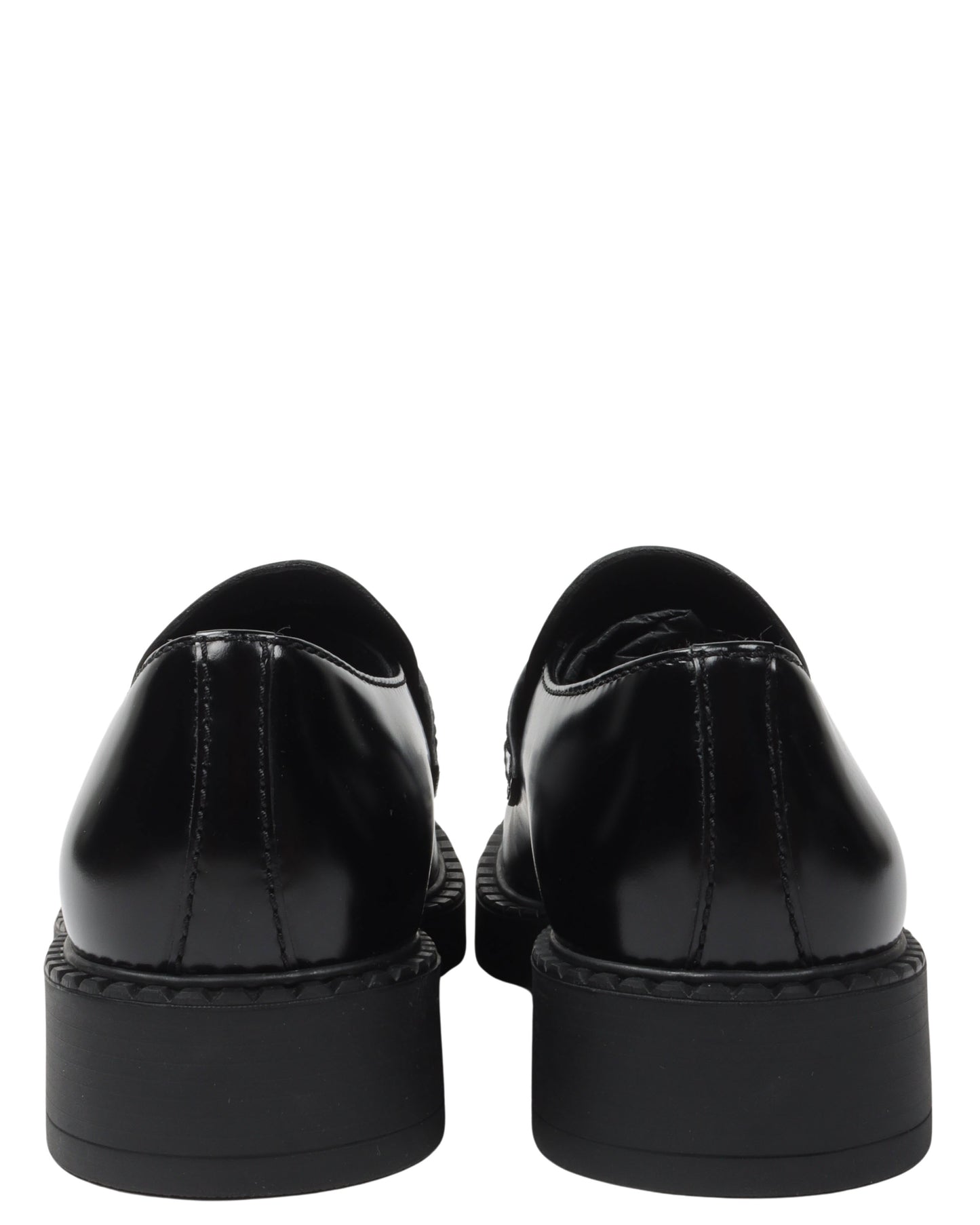 Brushed Leather Loafers