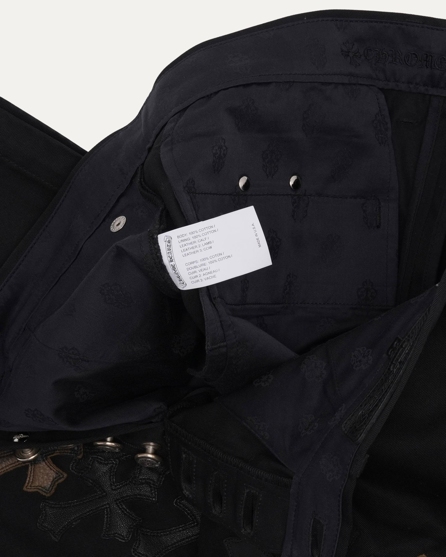 Cross Patch Chino Pants