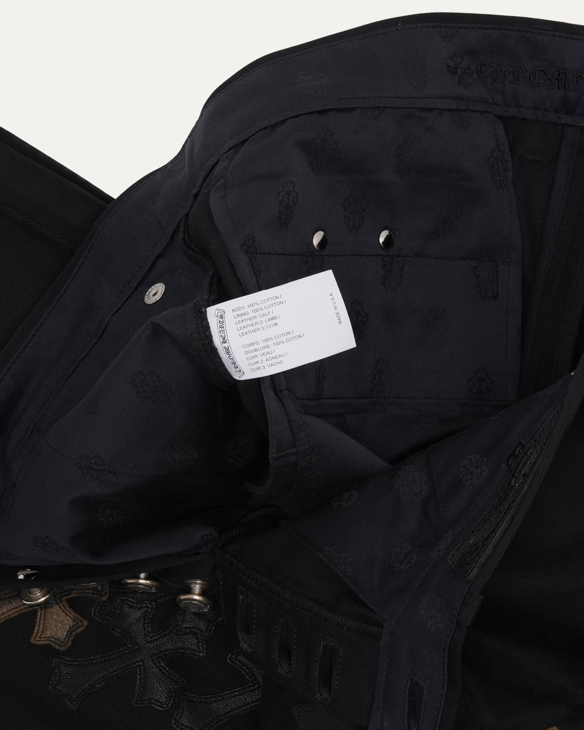 Cross Patch Chino Pants