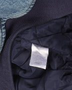 Washed Knockout Denim Varsity Jacket