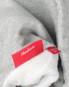Satin Appliqué Hooded Sweatshirt