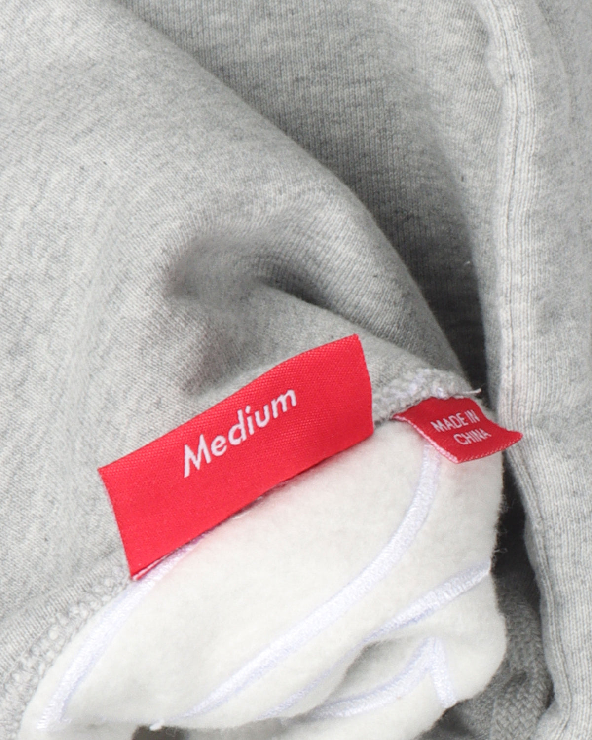Satin Appliqué Hooded Sweatshirt