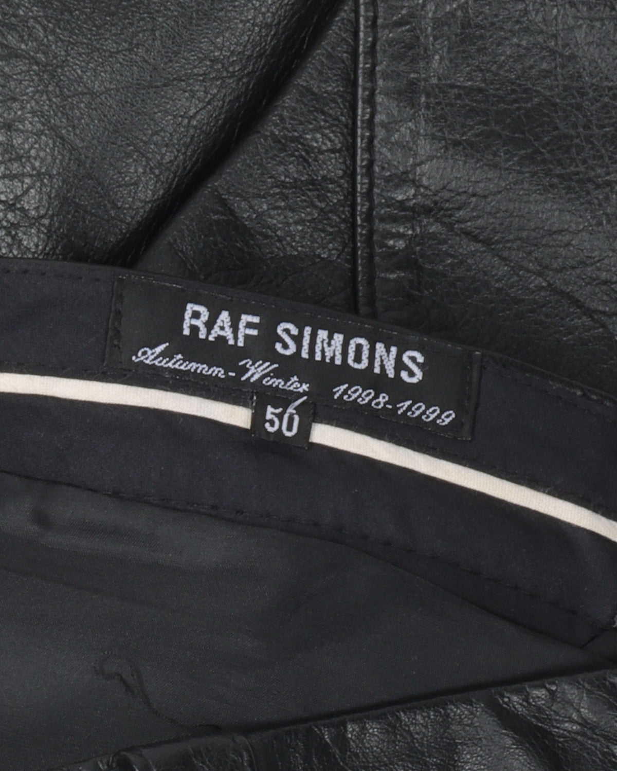 AW98 "Radioactivity" Leather Cargo Pants