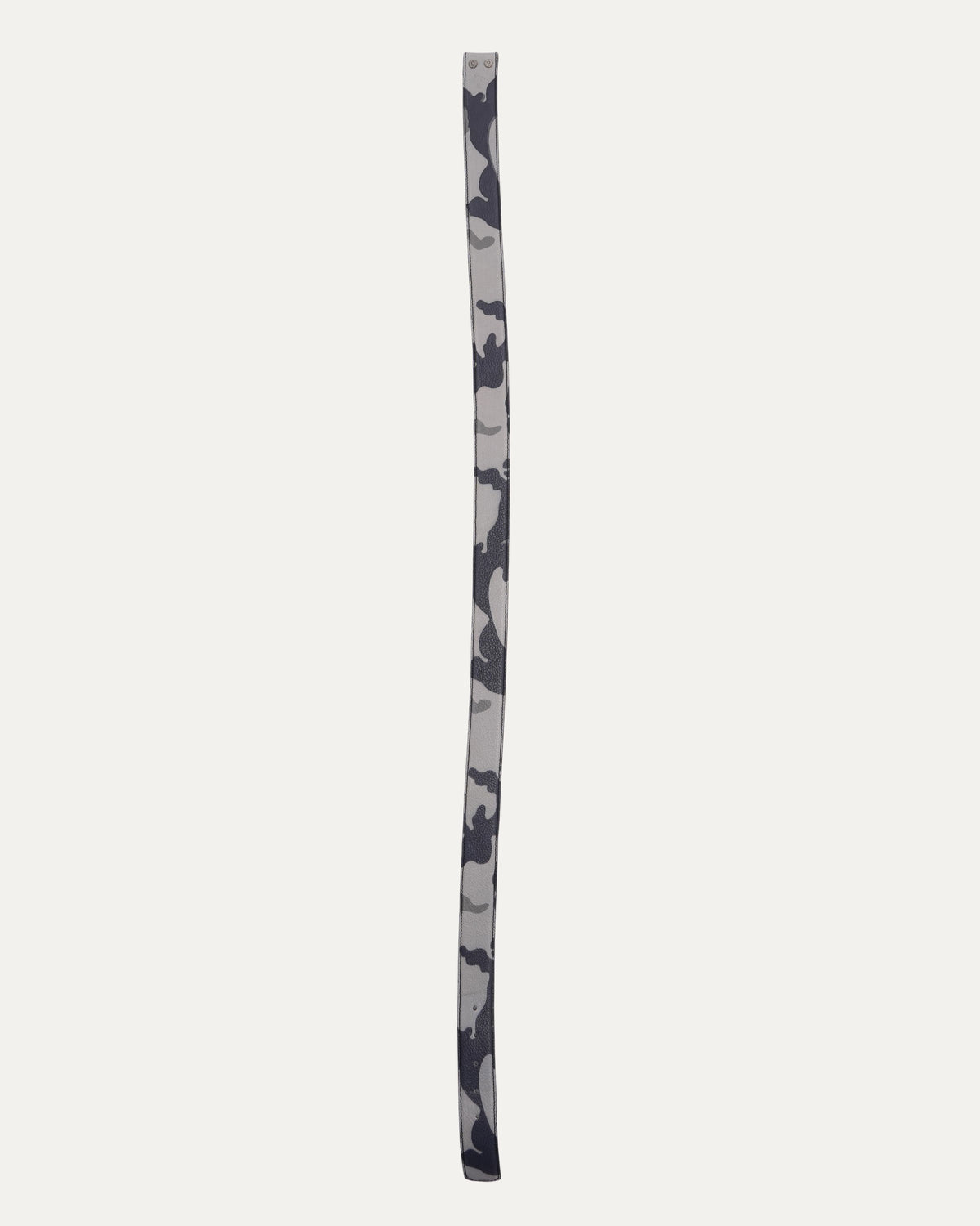 Snow Camouflage Leather Belt Strap