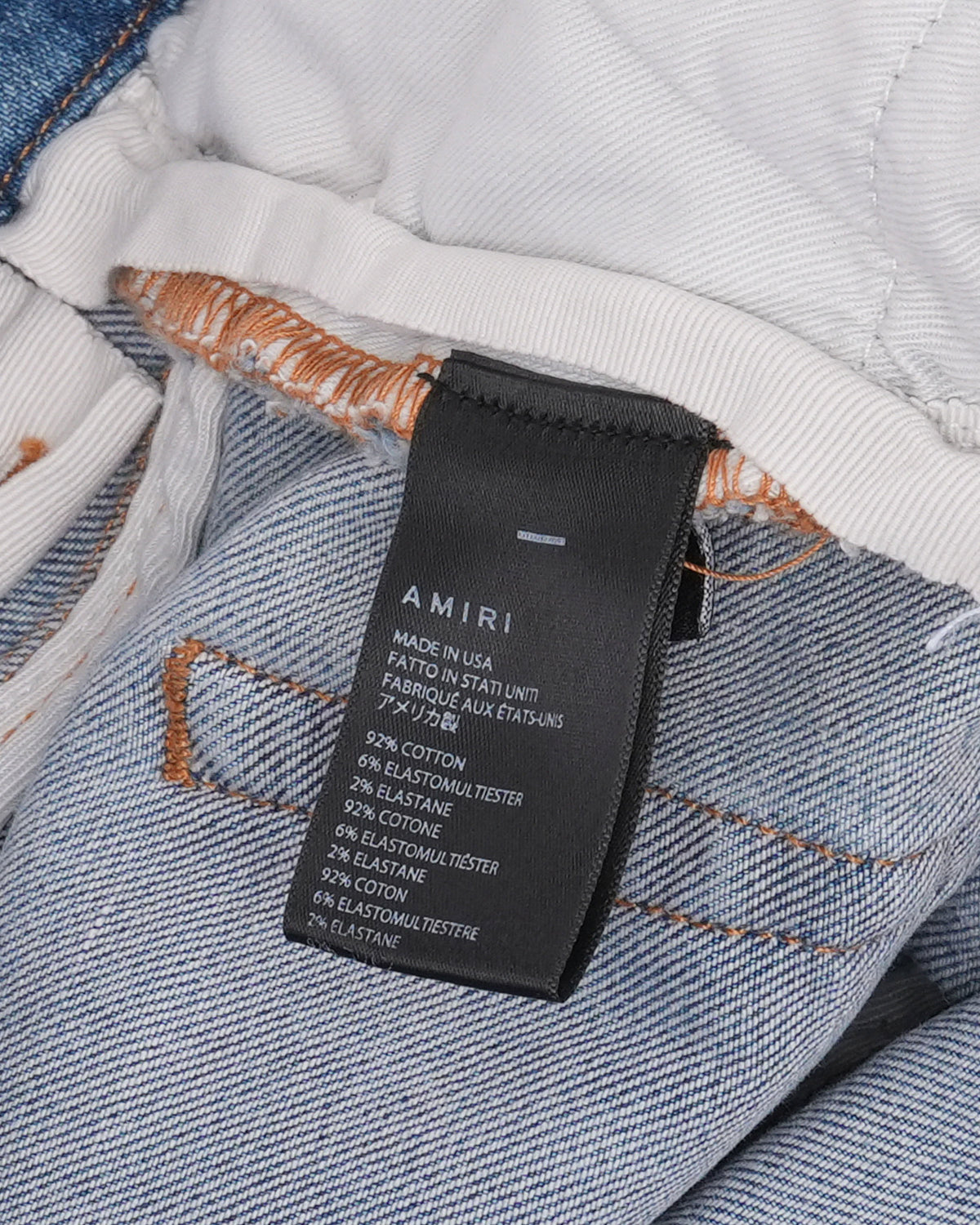 Distressed Repaired MX1 Jeans