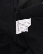 Leather Contrast Cross Patch Crewneck Sweatshirt