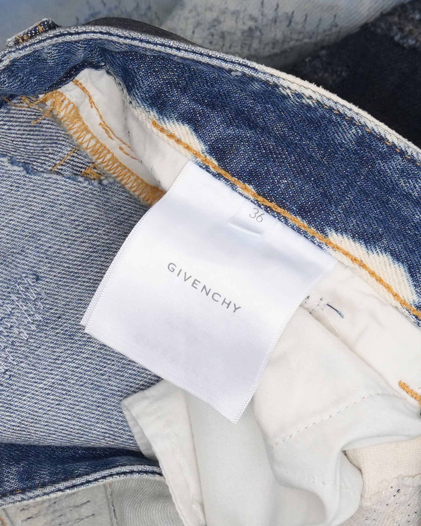 Gradient Repaired Jeans