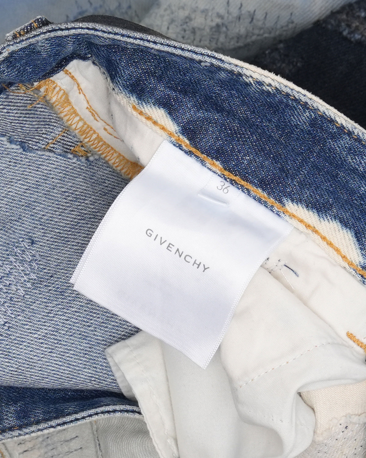 Gradient Repaired Jeans